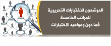 تعلن جامعة سلمان بن عبدالعزيز ممثلةً بعمادة شؤون أعضاء هيئة التدريس والموظفين عن أسماء المرشحين لدخول الاختبار التحريري للمسابقة الوظيفية